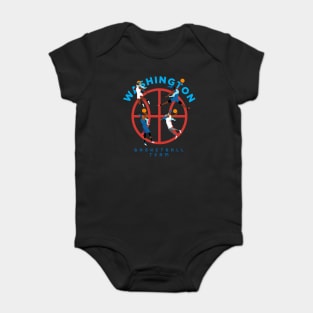 Washington Wizards DC Basketball team Baby Bodysuit